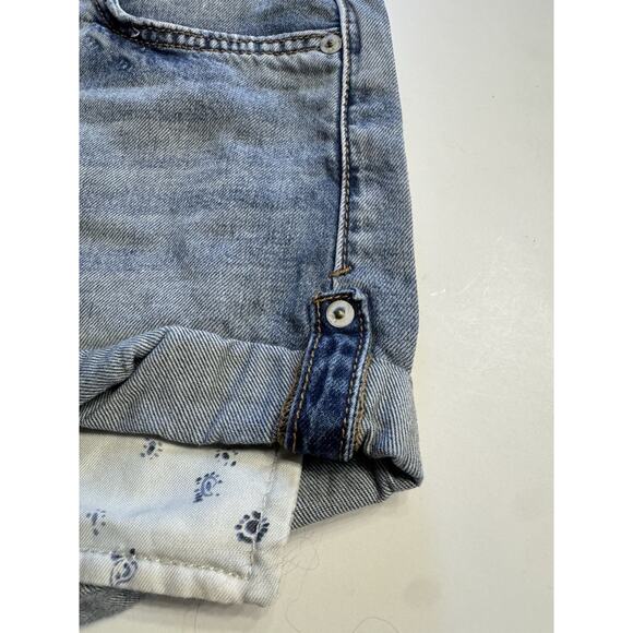 Anthropologie Pilcro The Relaxed High Rise Denim Jean Shorts Size 29 Summer - Picture 2 of 8